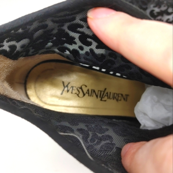 Yves Saint Laurent Vintage Lace Up Booties Size 7 - Picture 8 of 10